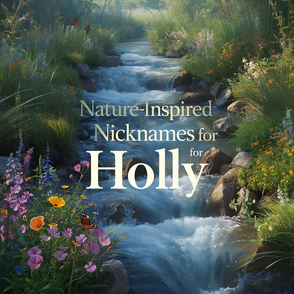Nature-Inspired Nicknames for Holly