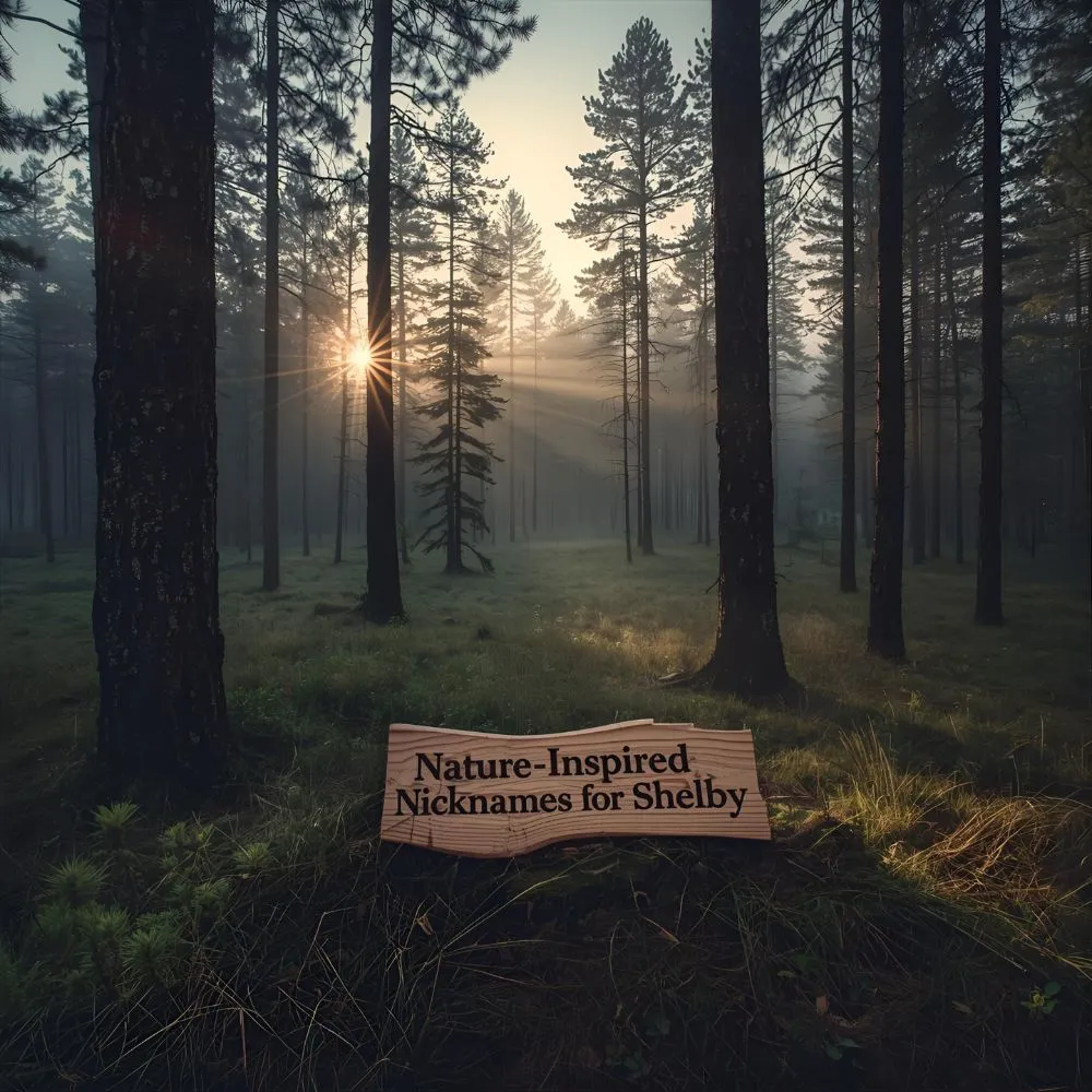 Nature-Inspired Nicknames For Shelby