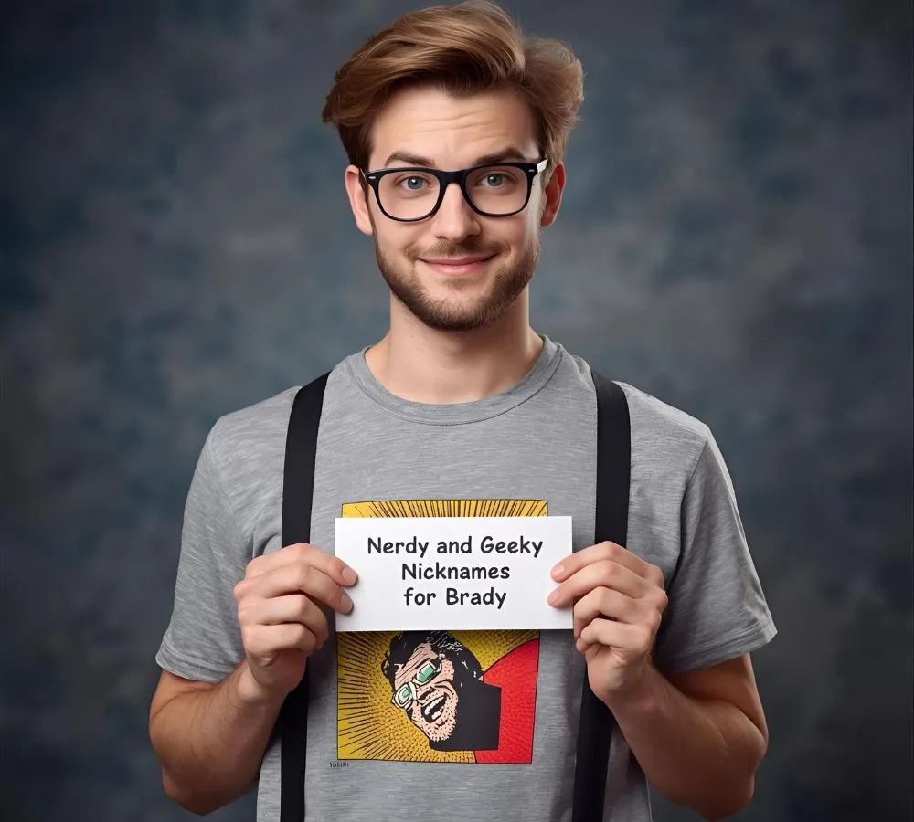 Nerdy and Geeky Nicknames for Brady