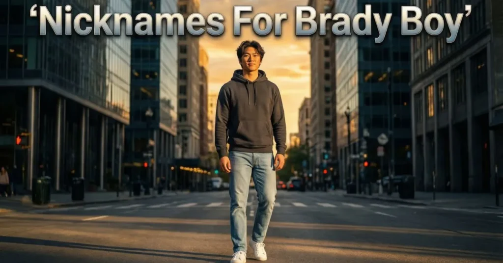Nicknames For Brady Boy