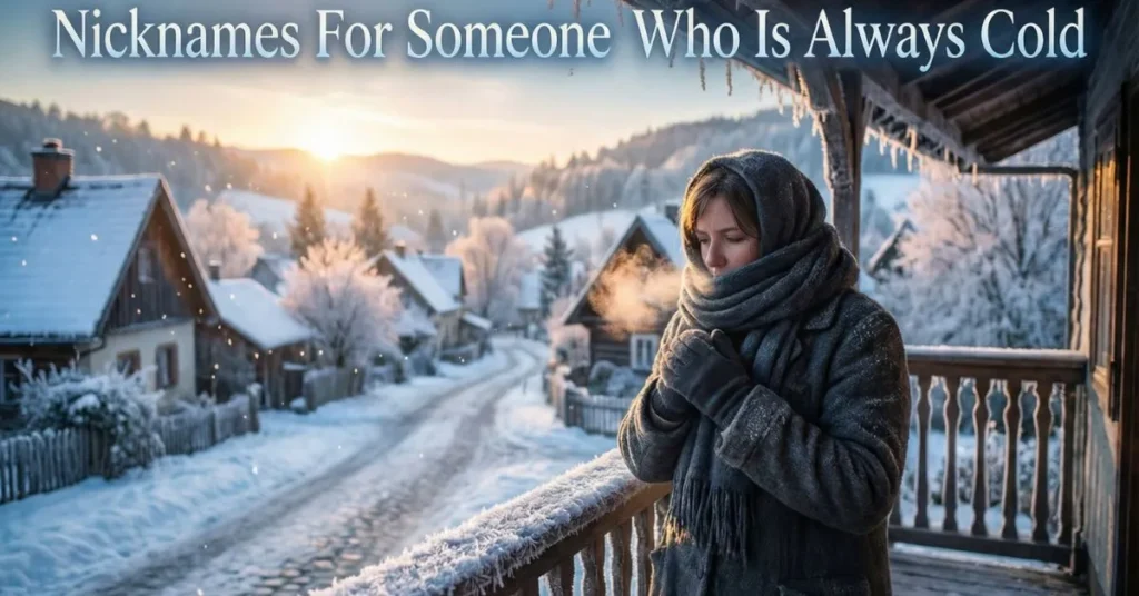 Nicknames For Someone Who Is Always Cold