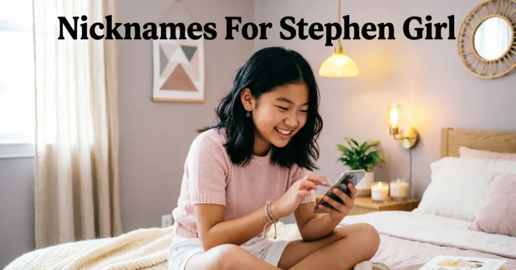 Nicknames For Stephen Girl
