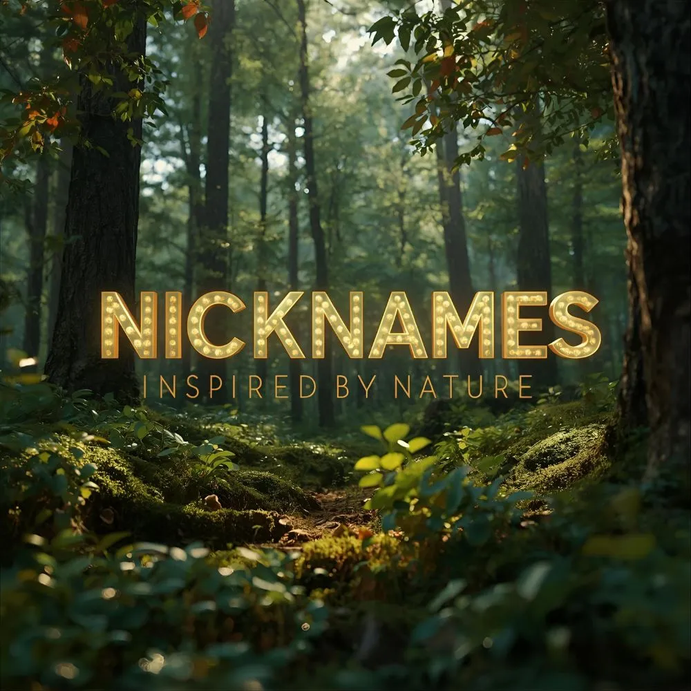 Nicknames Inspired By Nature