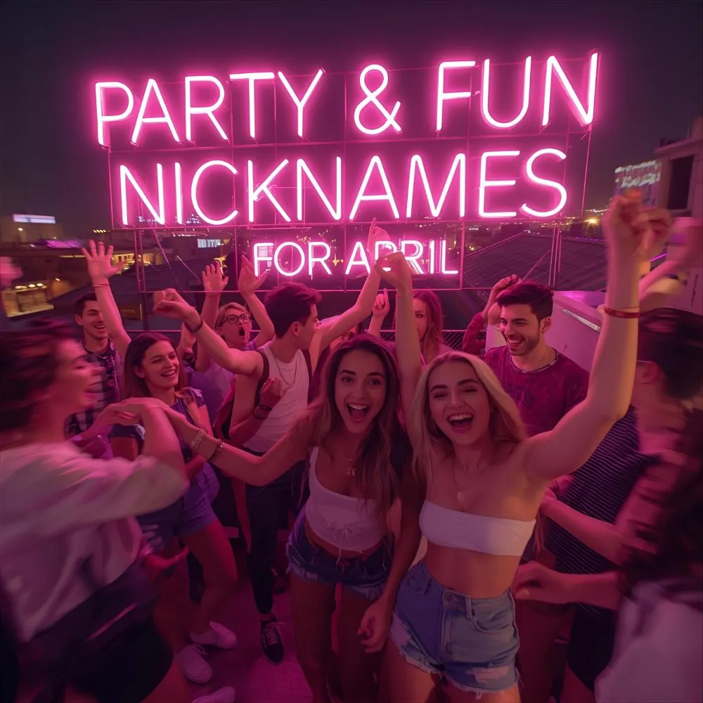 Party & Fun Nicknames for April
