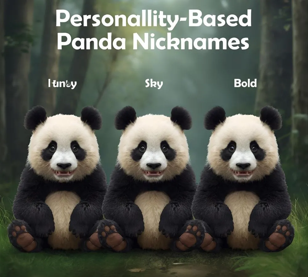 Personality-Based Panda Nicknames