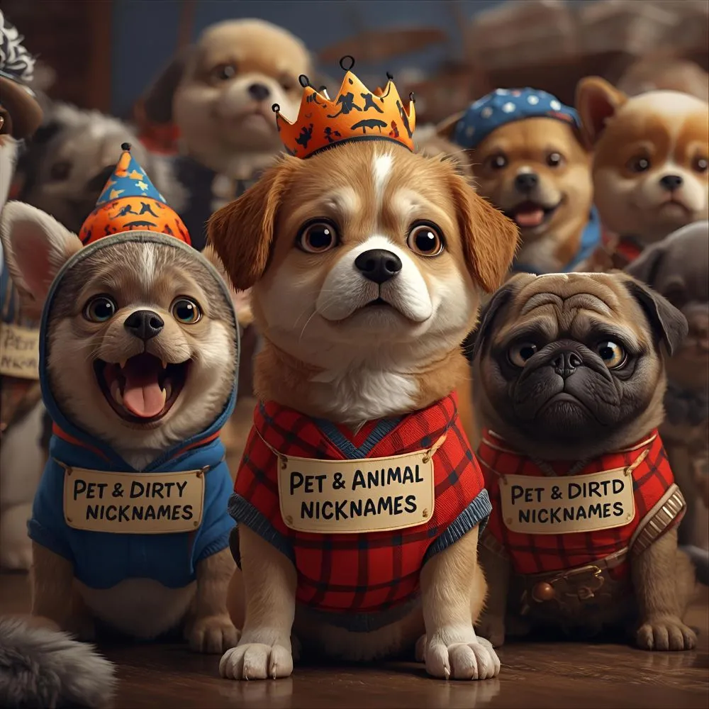 Pet & Animal-Themed Dirty Nicknames