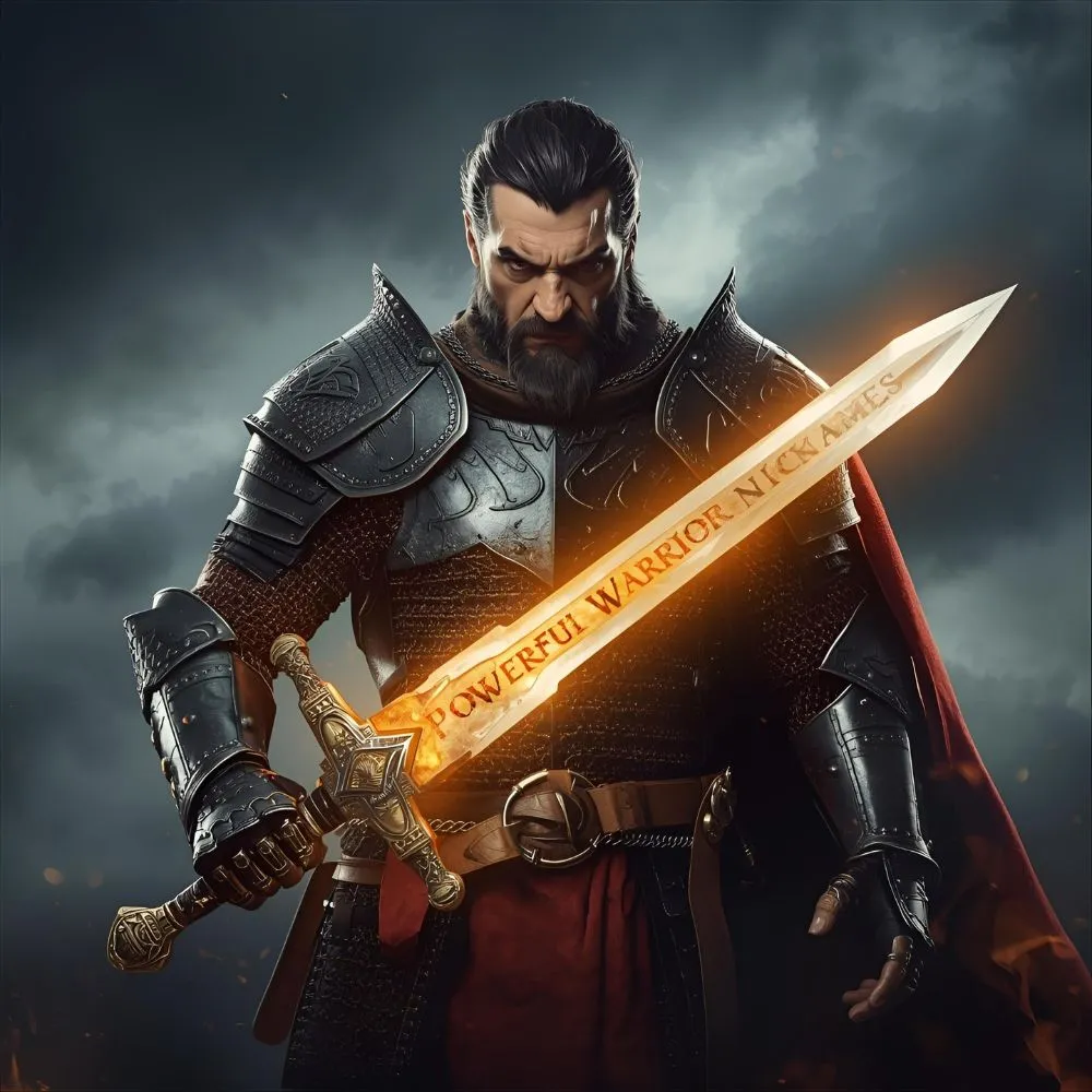 Powerful Warrior Nicknames