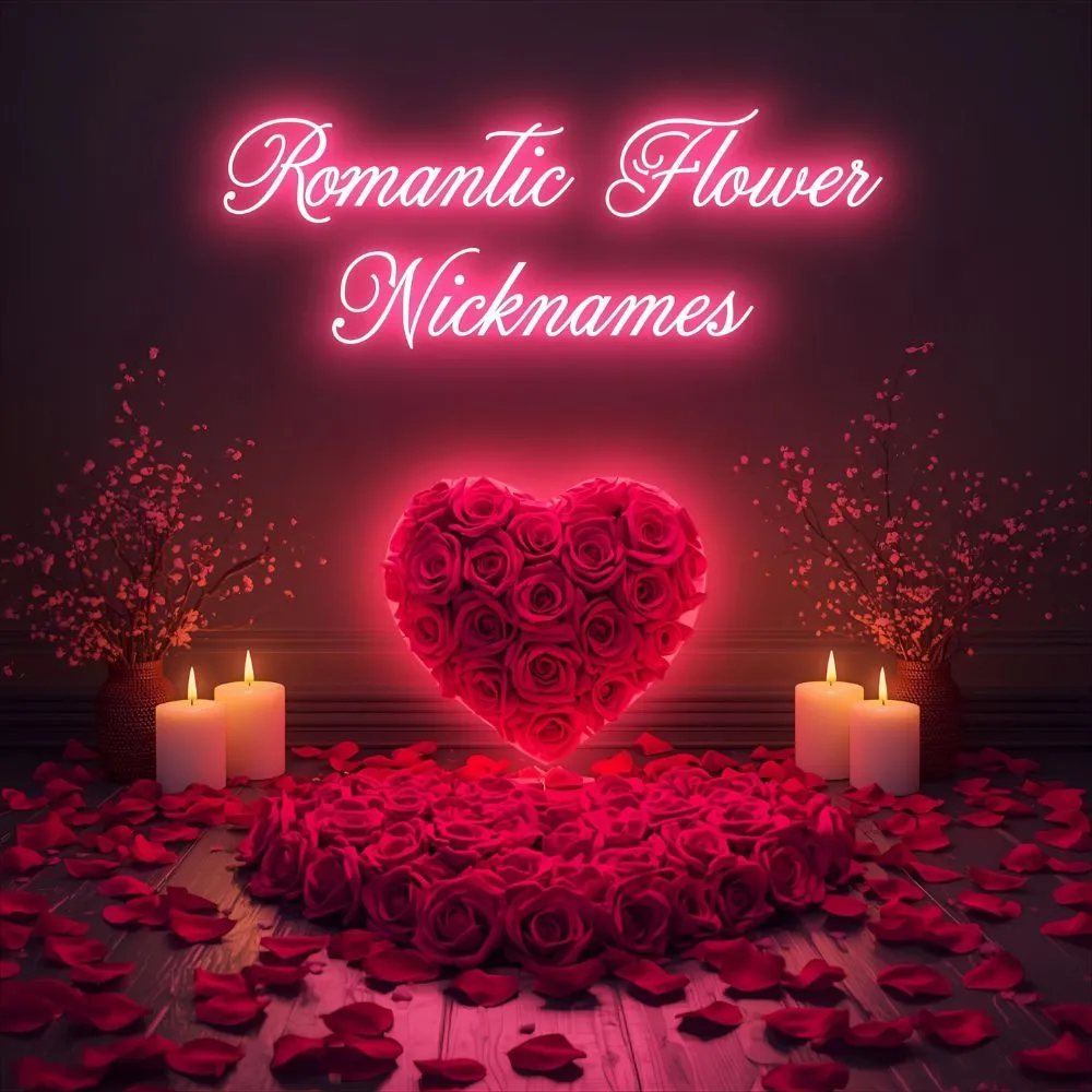 Romantic Flower Nicknames