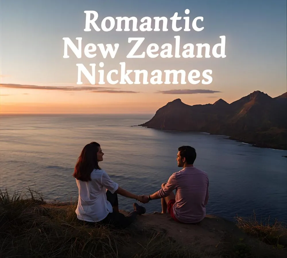 Romantic New Zealand Nicknames