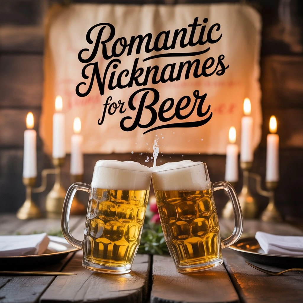 Romantic Nicknames for Beer