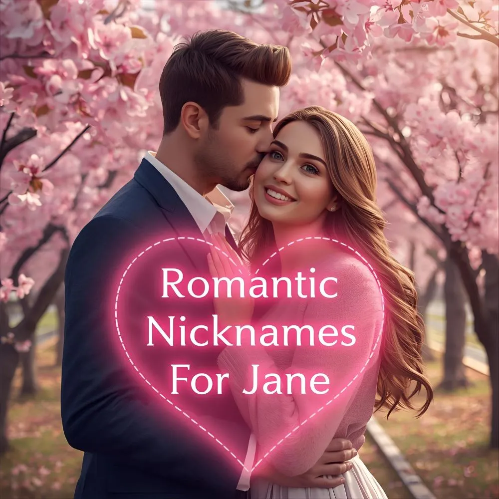 Romantic Nicknames For Jane