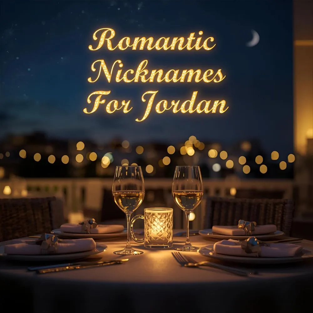 Romantic Nicknames For Jordan