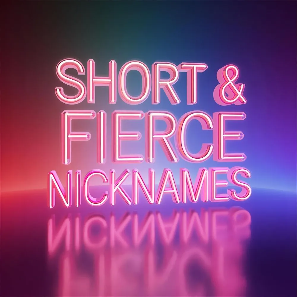 Short & Fierce Nicknames