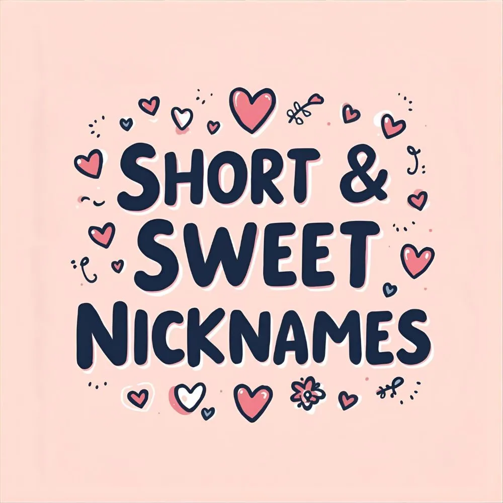Short & Sweet Nicknames