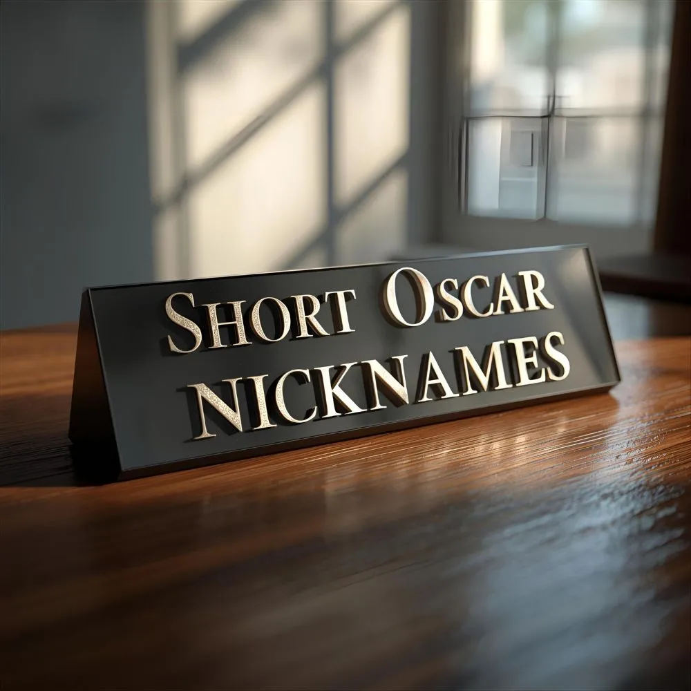 Short Oscar Nicknames