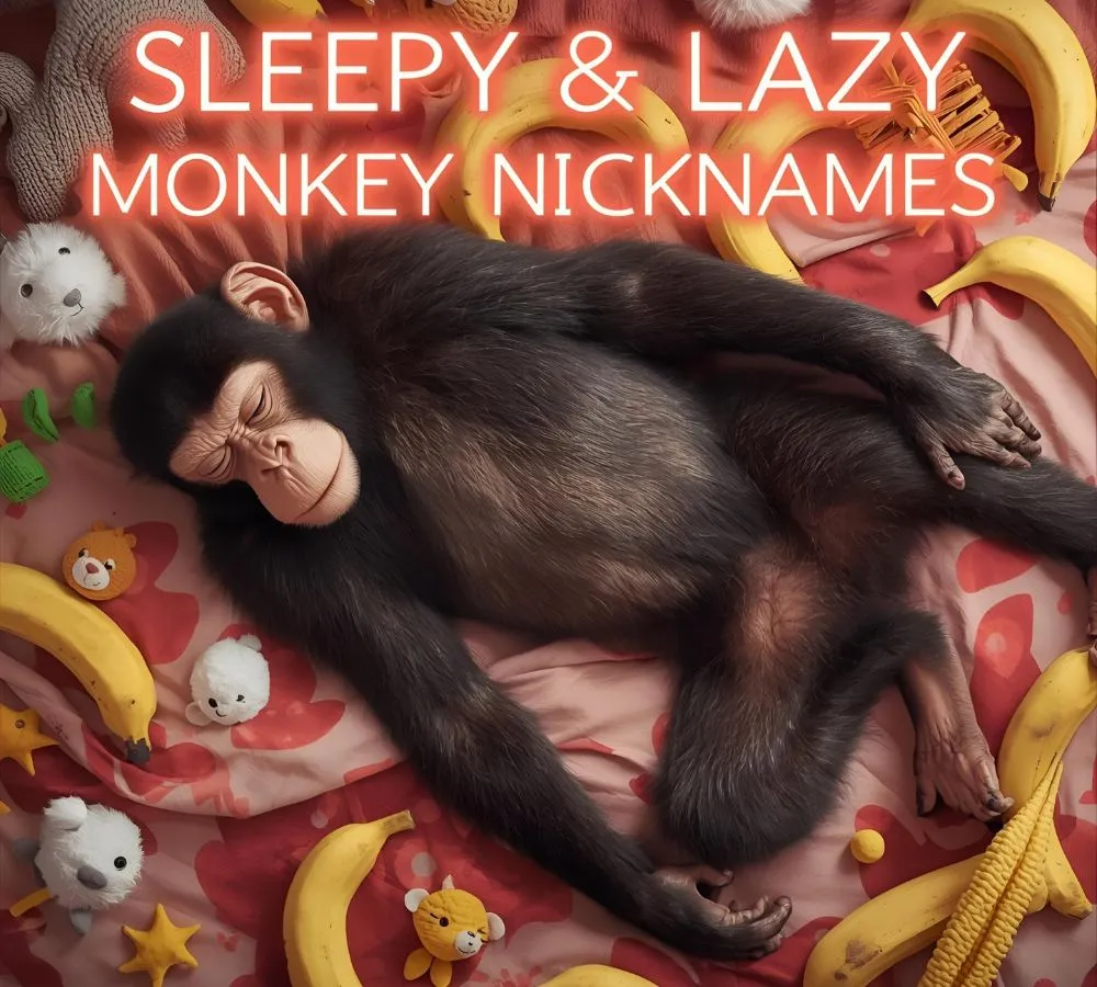 Sleepy & Lazy Monkey Nicknames