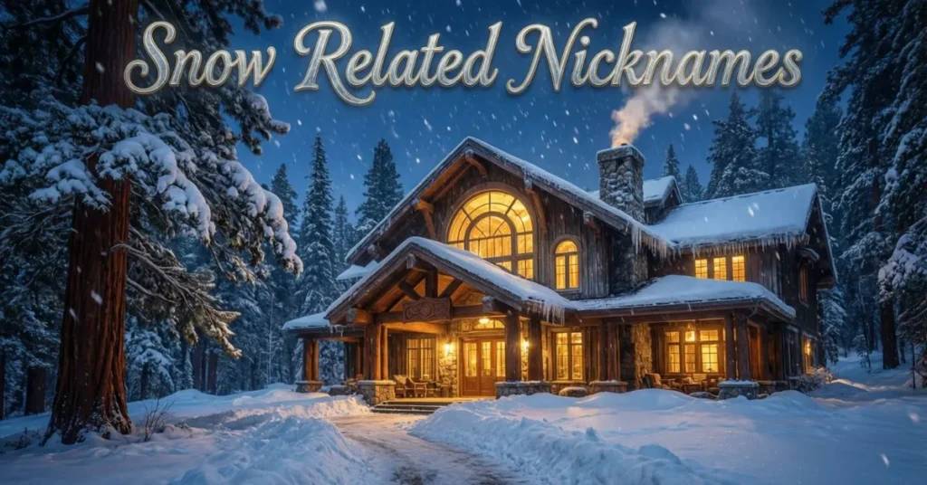 Snow Related Nicknames