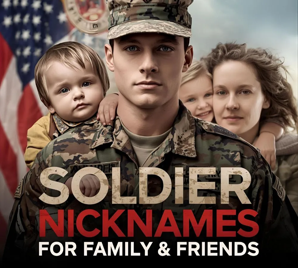 Soldier Nicknames for Family & Friends
