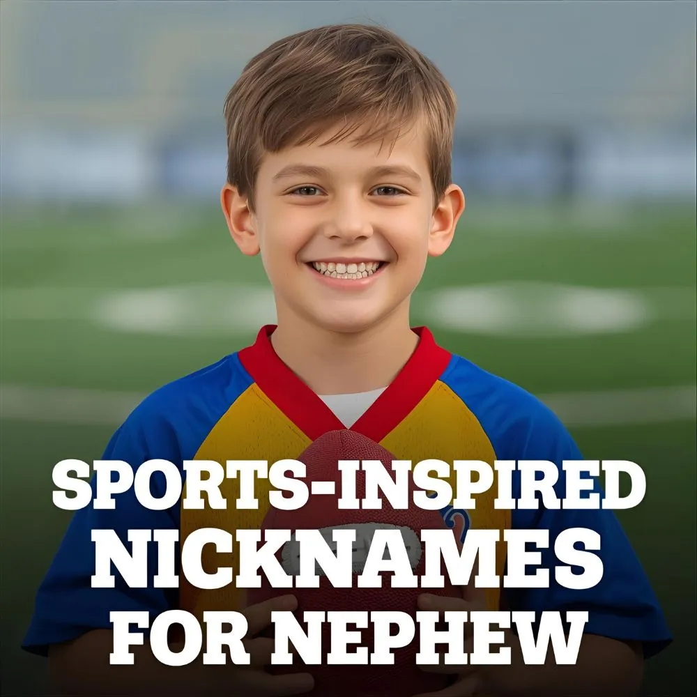 Sports-Inspired Nicknames For Nephew