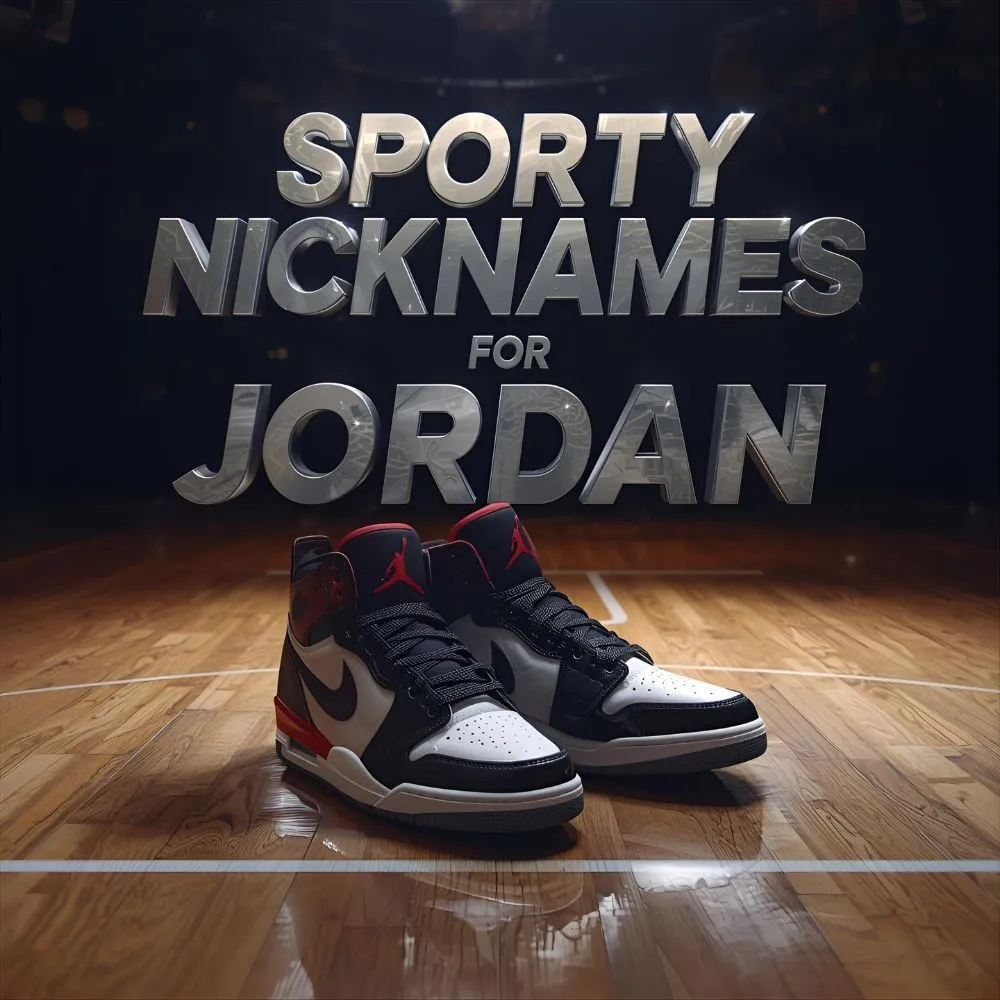 Sporty Nicknames For Jordan