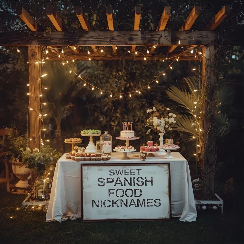 Sweet Spanish Food Nicknames