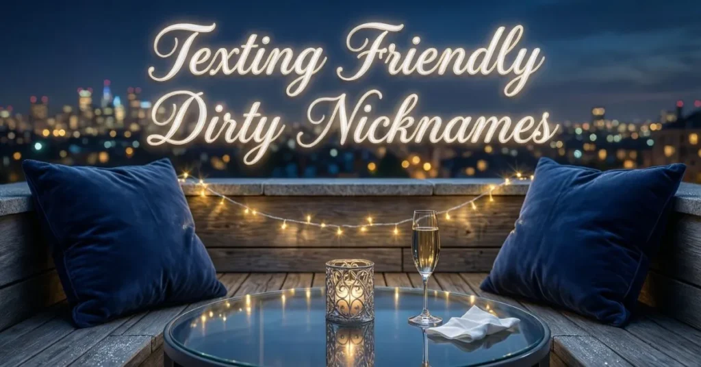 Texting Friendly Dirty Nicknames