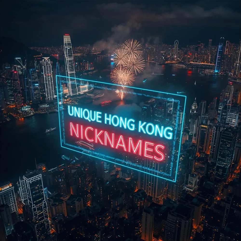 Unique Hong Kong Nicknames