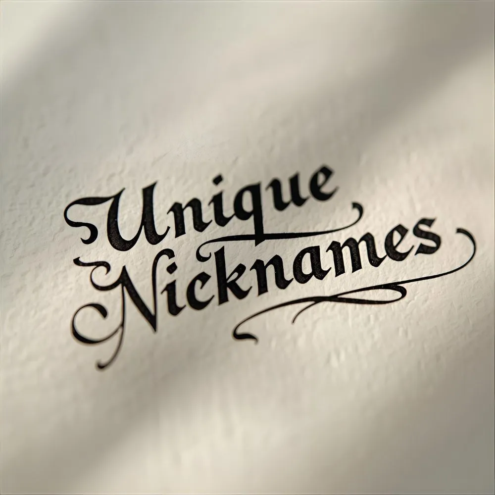 Unique Nicknames