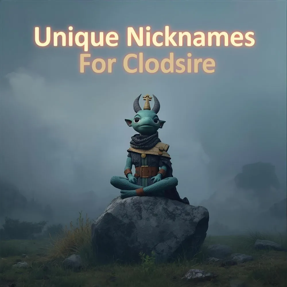 Unique Nicknames For Clodsire