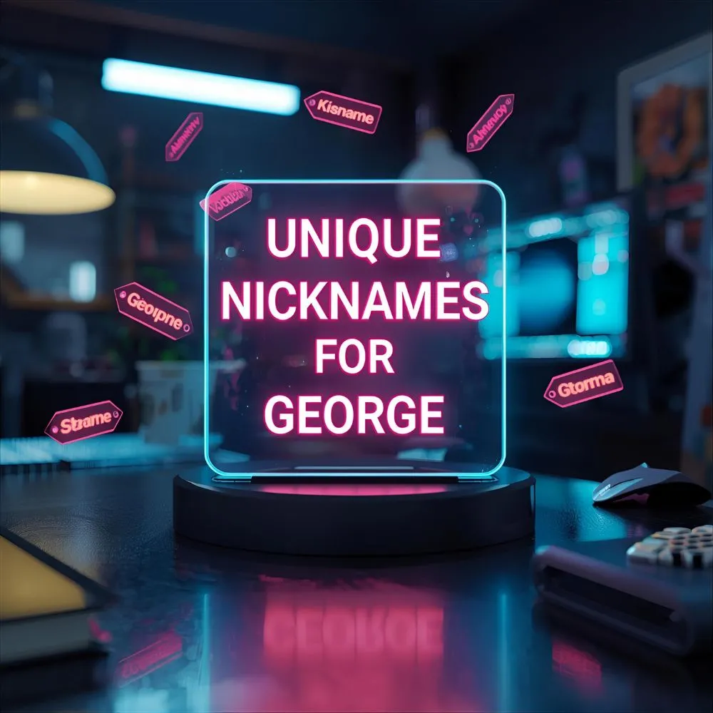 Unique Nicknames For George