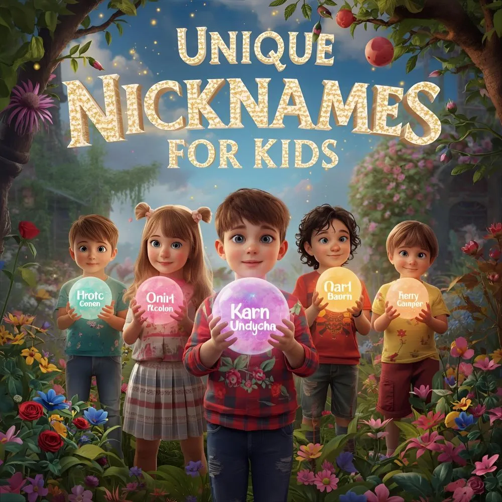 Unique Nicknames For Kids