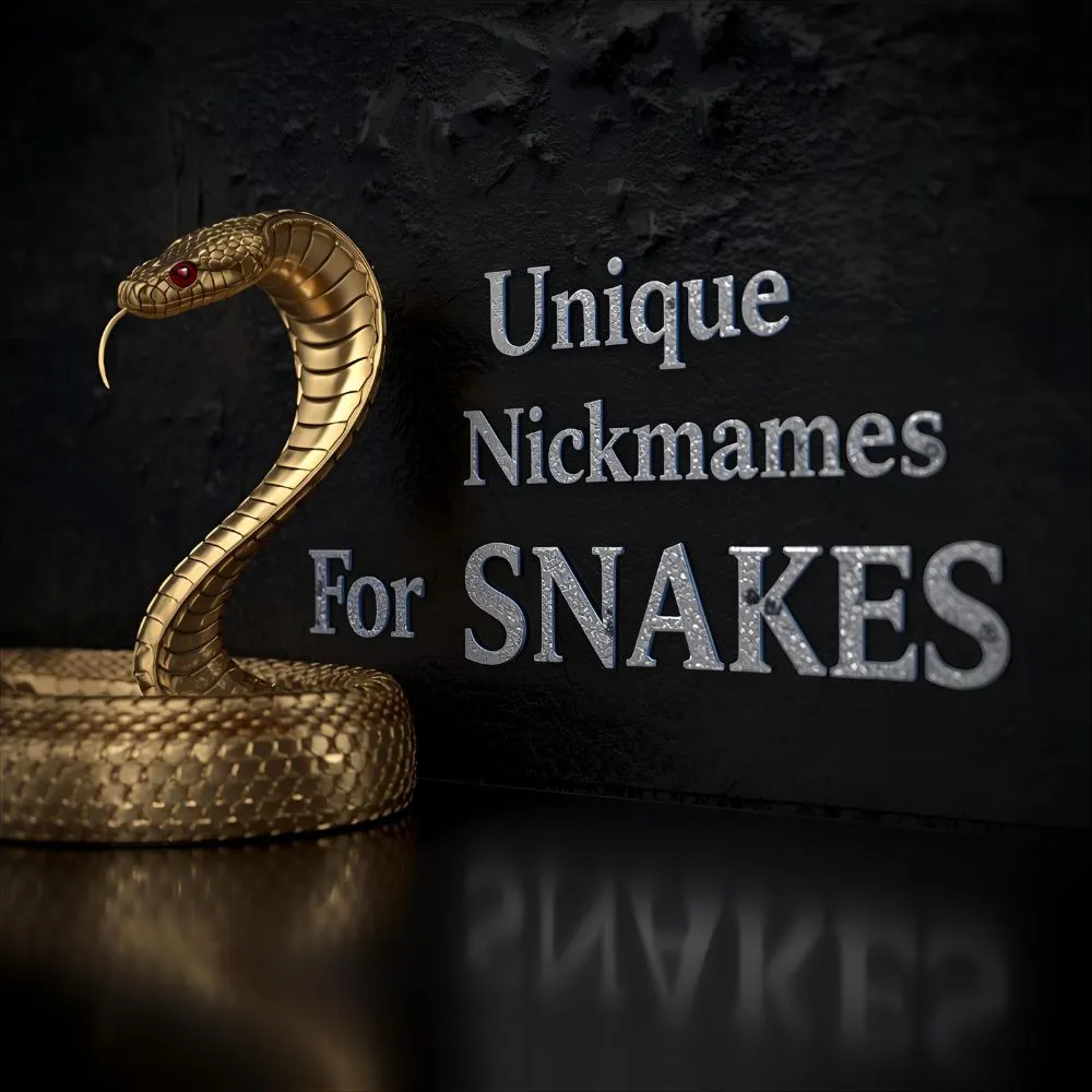 Unique Nicknames For Snakes