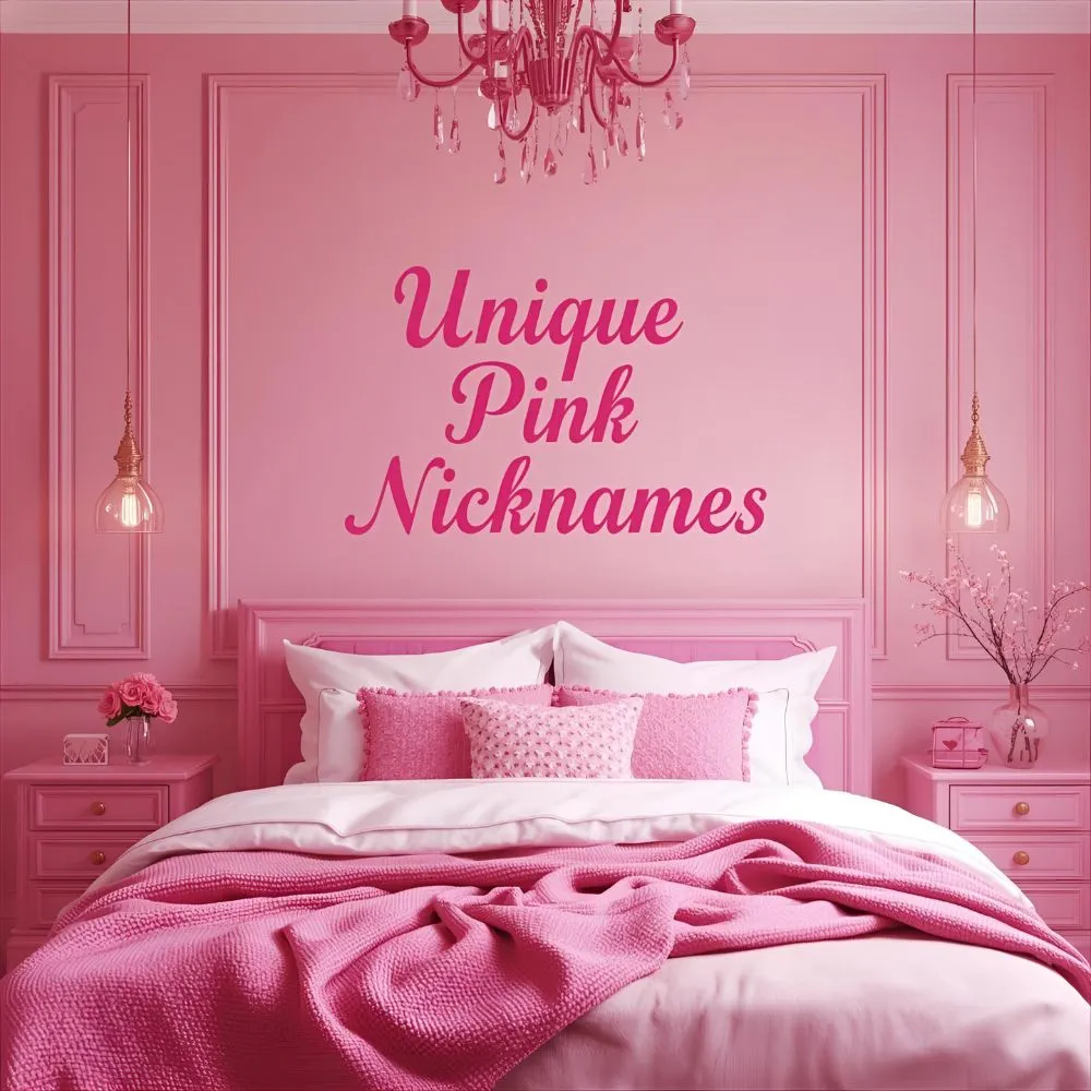 Unique Pink Nicknames