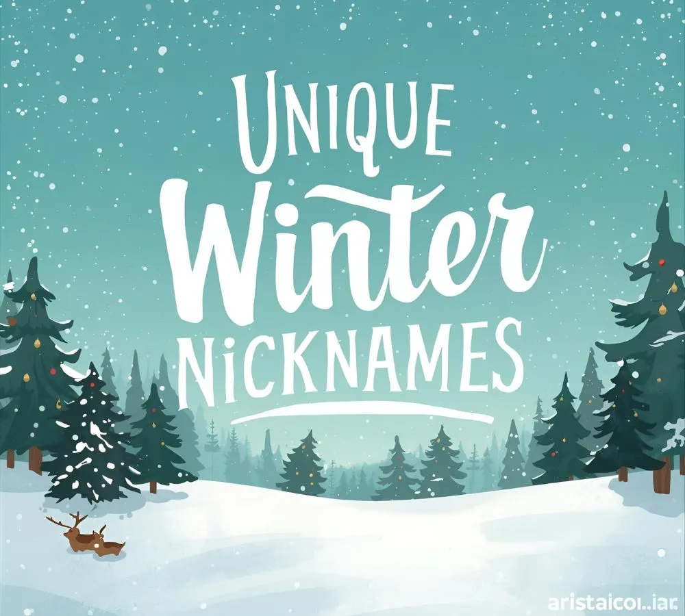 Unique Winter Nicknames