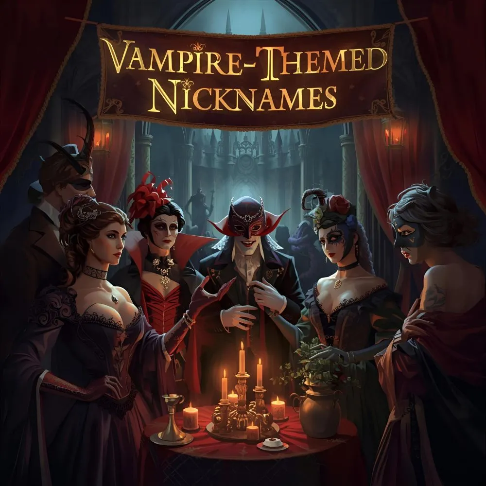 Vampire-Themed Nicknames