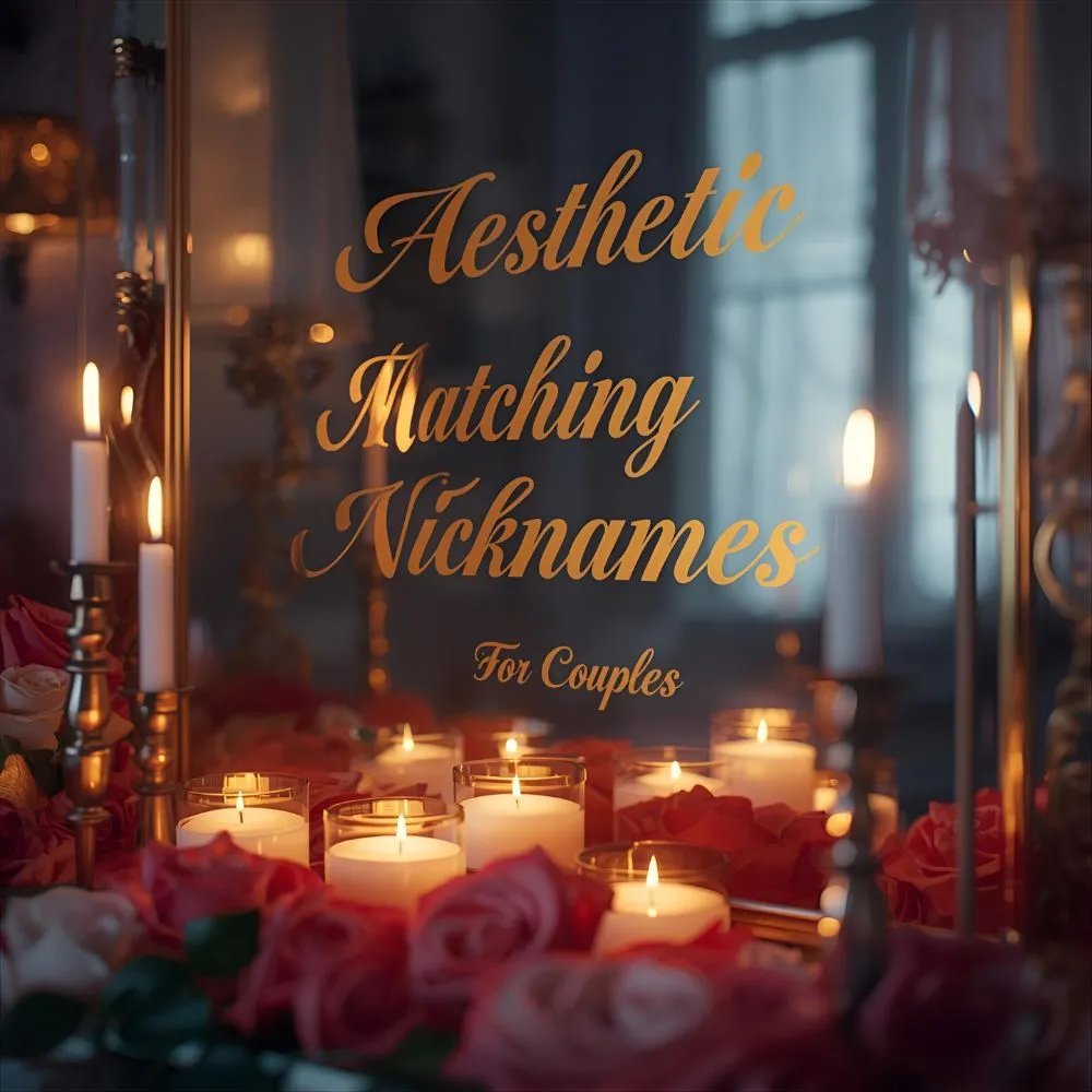  Aesthetic Matching Nicknames For Couples
