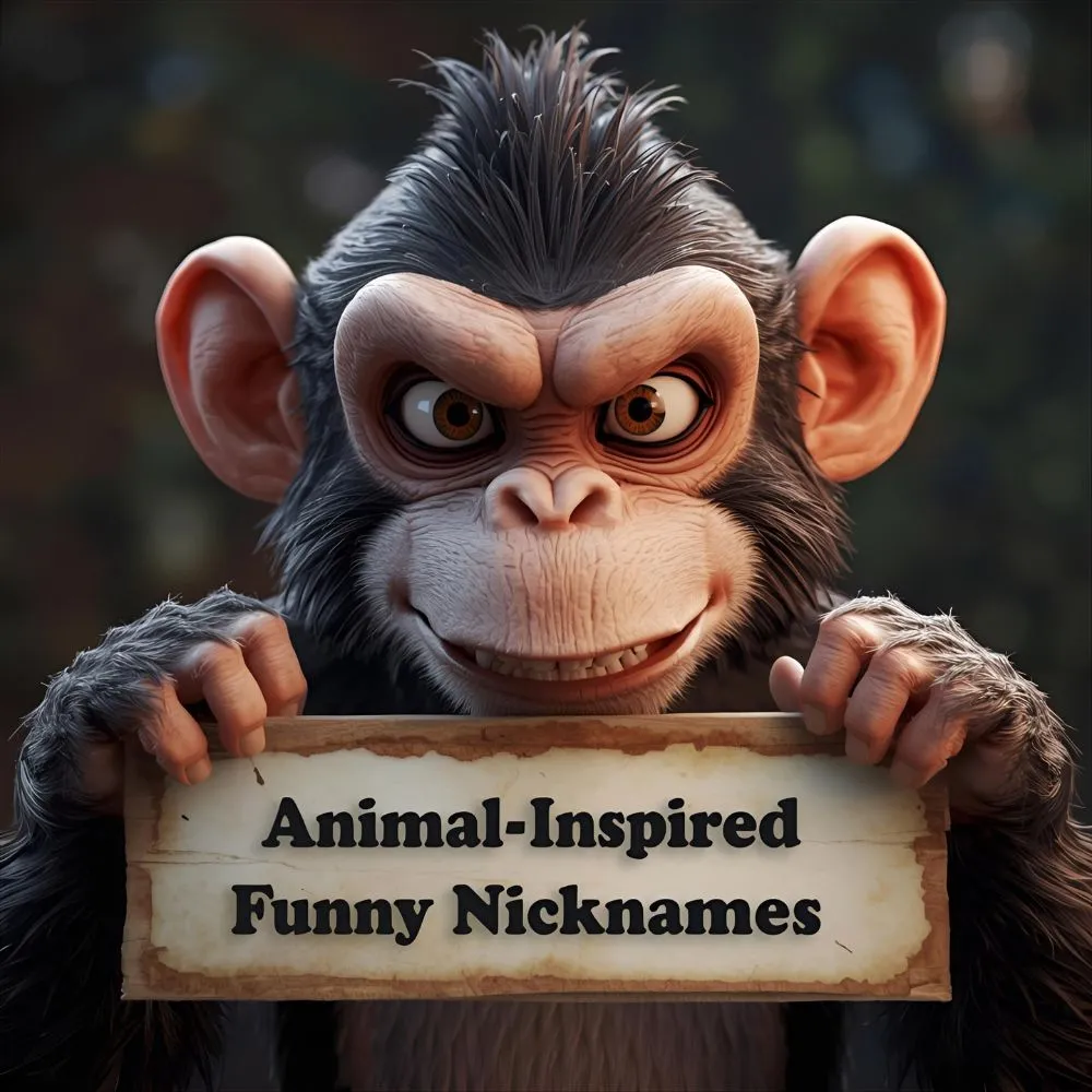 Animal-Inspired Funny Nicknames 