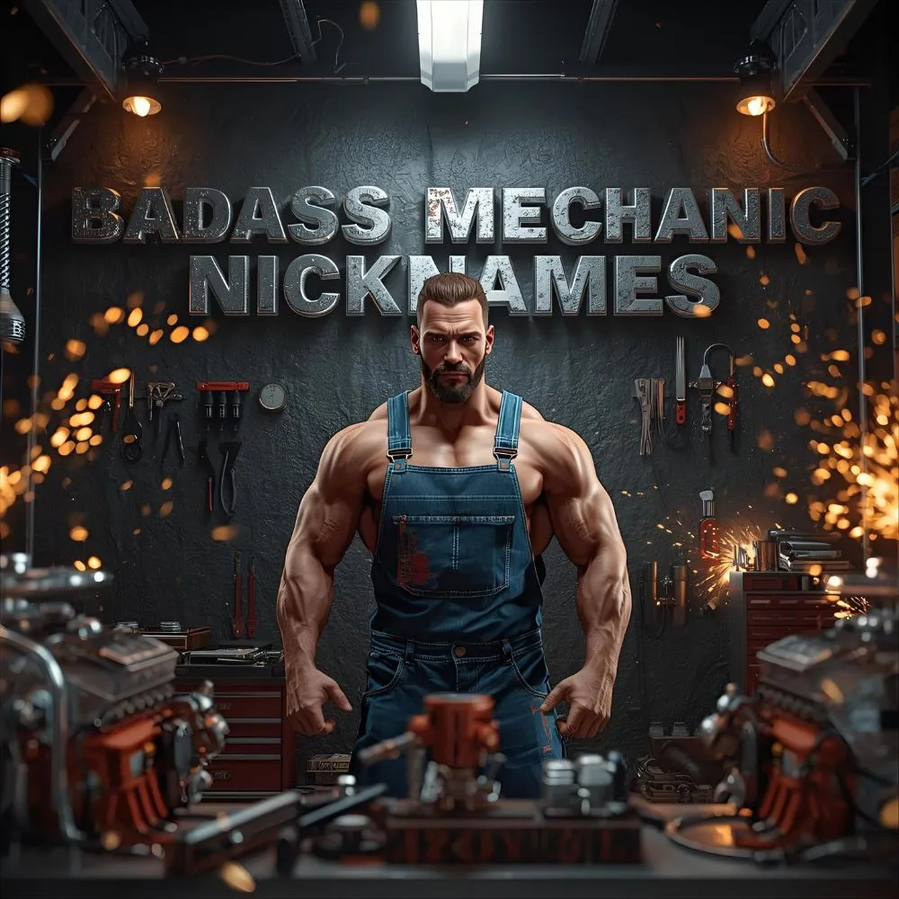 Badass Mechanic Nicknames