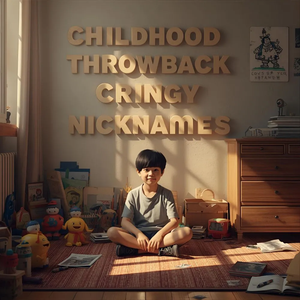 Childhood Throwback Cringy Nicknames