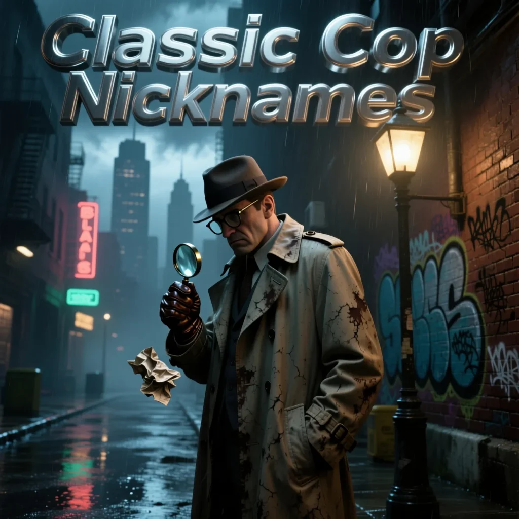 Classic Cop Nicknames
