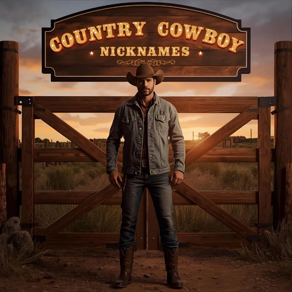 Country Cowboy Nicknames 