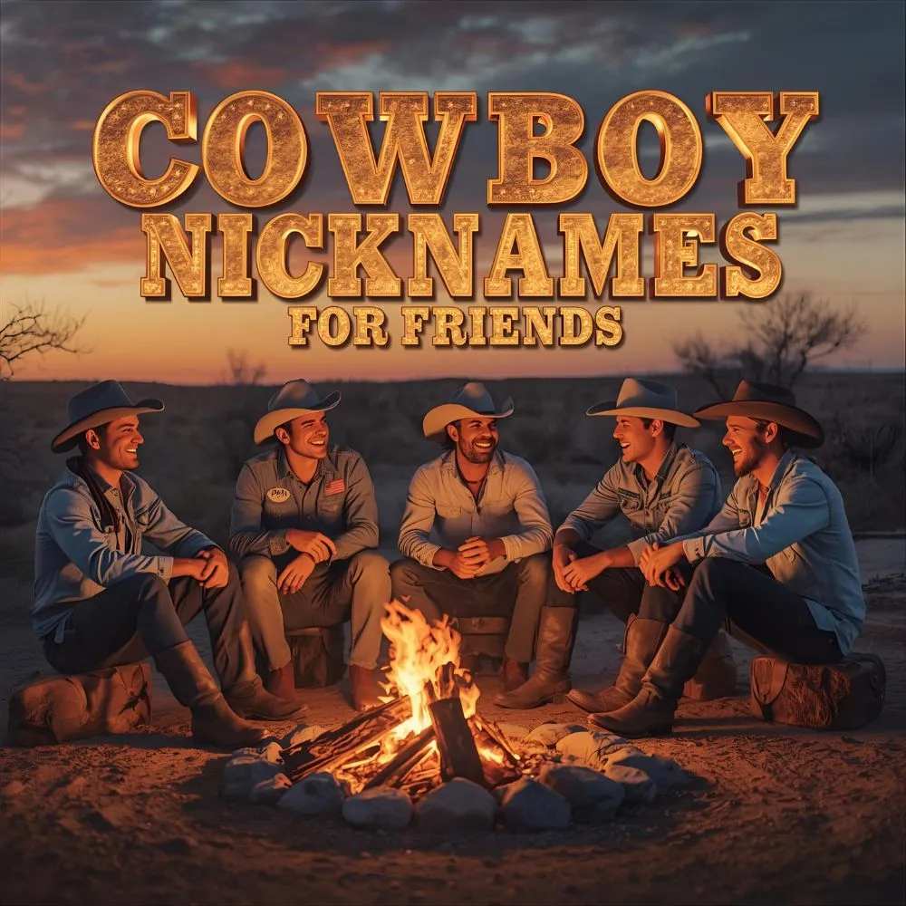 Cowboy Nicknames For Friends 