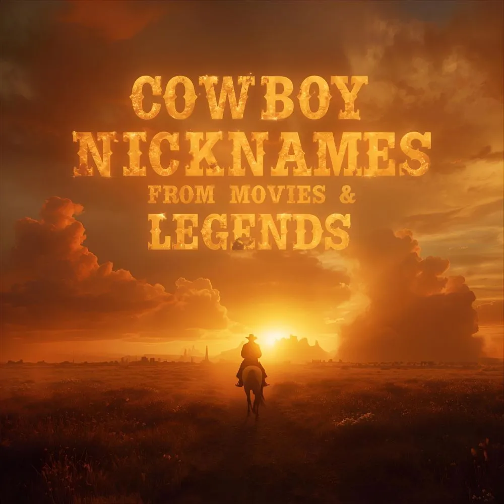Cowboy Nicknames From Movies & Legends