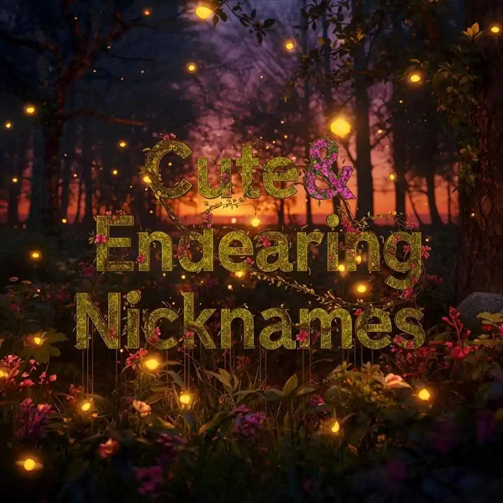 Cute & Endearing Nicknames