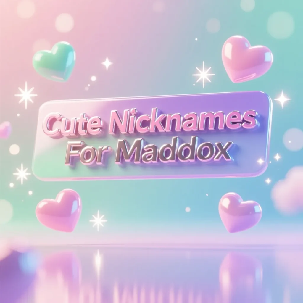  Cute Nicknames For Maddox