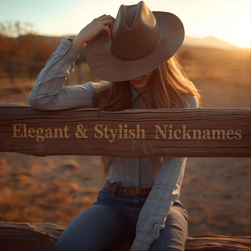 Elegant & Stylish Cowgirl Nicknames