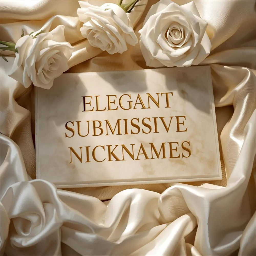 Elegant Submissive Nicknames 