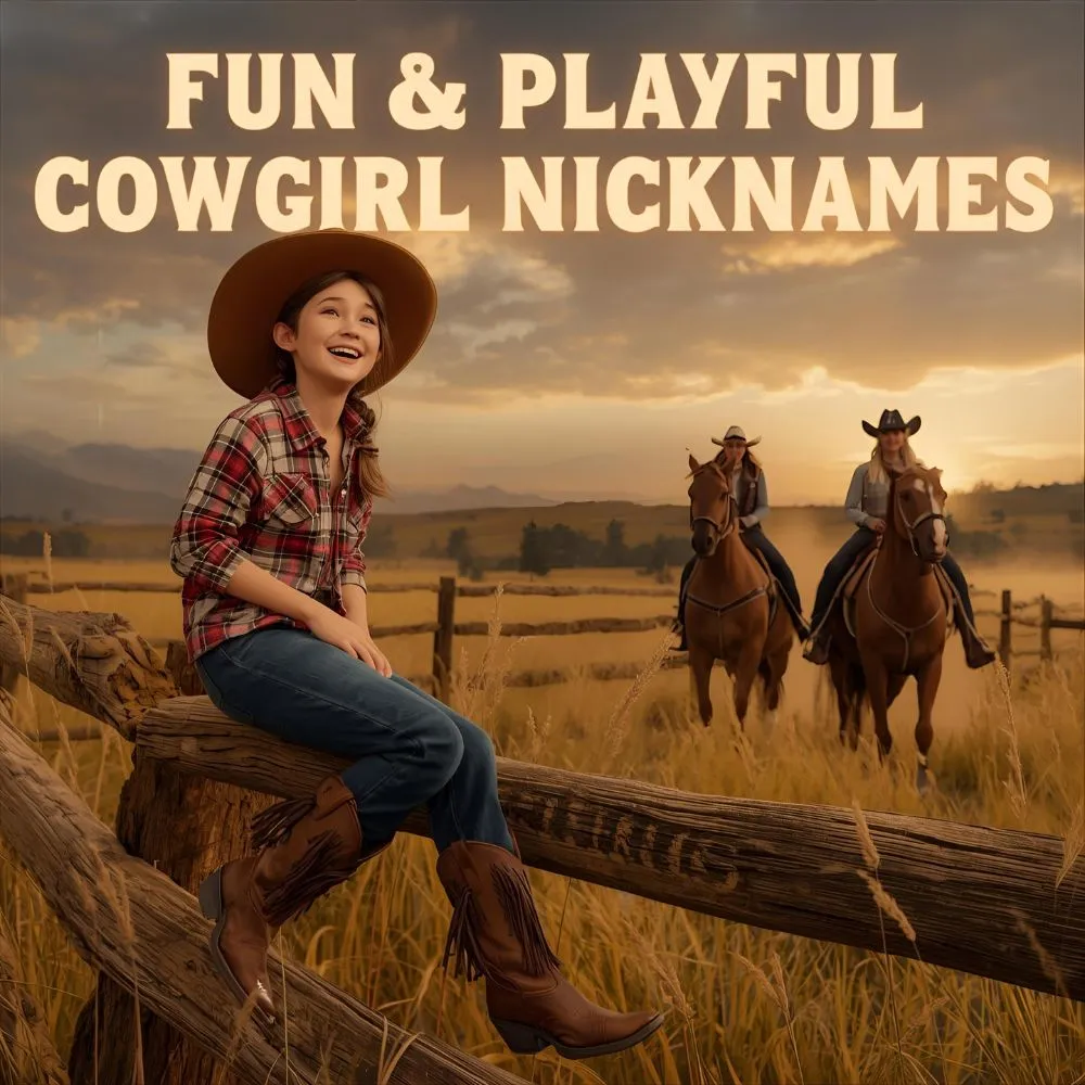 Fun & Playful Cowgirl Nicknames