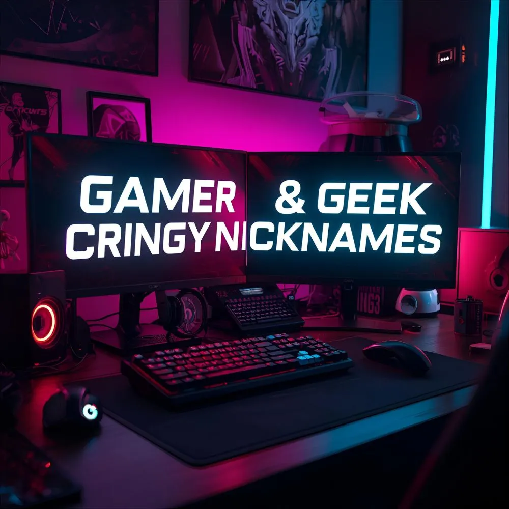 Gamer & Geek Cringy Nicknames