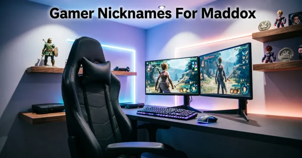 Gamer Nicknames For Maddox